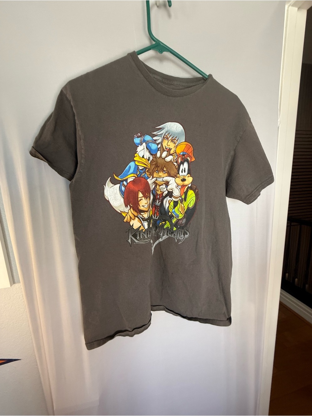Disney Kingdom Hearts Crew Graphic Tee - Gray